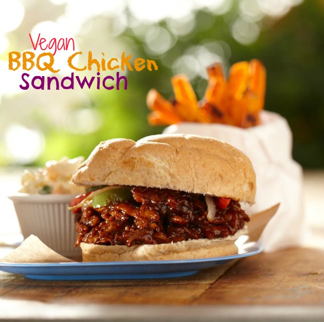 Meatless Monday — BarBQ “Chicken” Sandwich Give Them Something Better